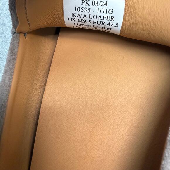 Olukai Ka'a Loafer Men's 9.5 Gray Suede Leather Slip On Shoes Casual - Picture 7 of 7